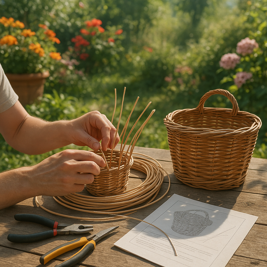 Как быстро сплести корзинку из ротанга: секреты для новичков и ваше первое творение за 3-5 часов