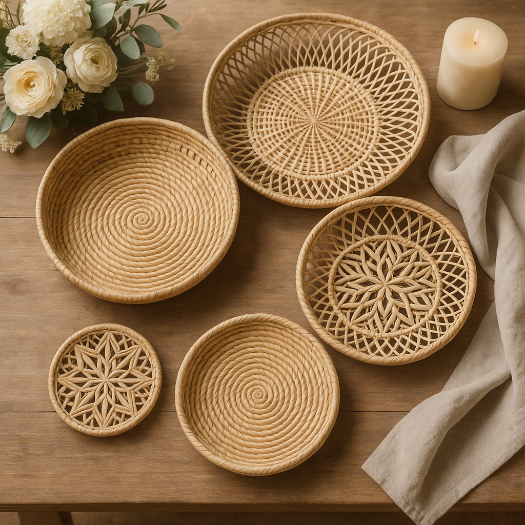 Как выбрать донышки с узором: от простоты к шедеврам плетения для вашего интерьера