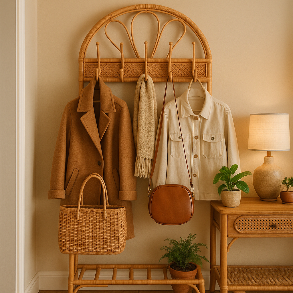 Создайте стильную вешалку для прихожей из ротанга своими руками: пошаговое руководство и секреты дизайна