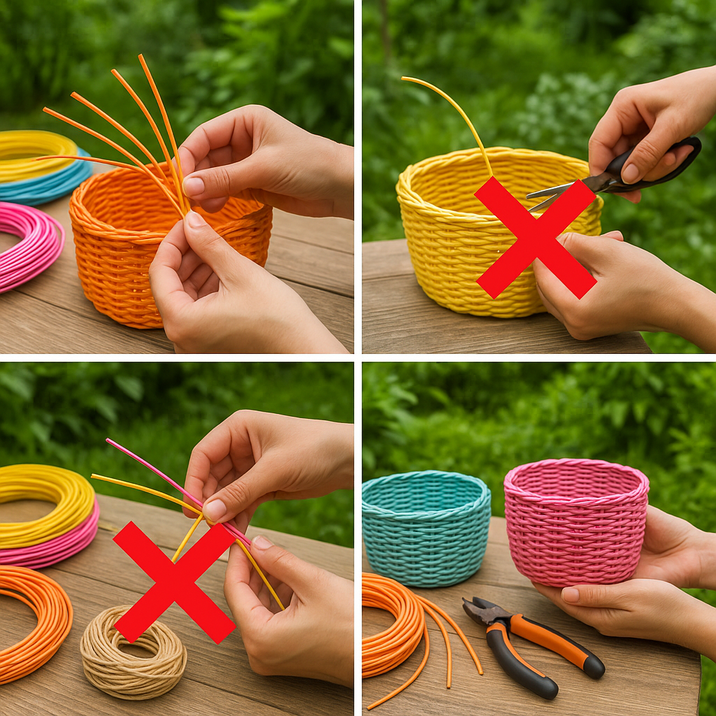 7 ключевых ошибок при плетении из искусственного ротанга: как избежать фатальных промахов и творить с удовольствием