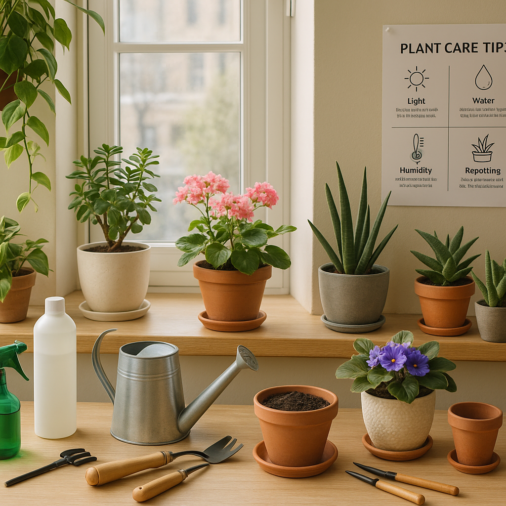 Как избежать 7 основных ошибок в уходе за комнатными растениями и сделать их здоровыми и красивыми