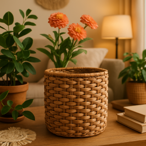 Как сделать стильное плетёное кашпо из ротанга: 7 простых шагов для уютного дома