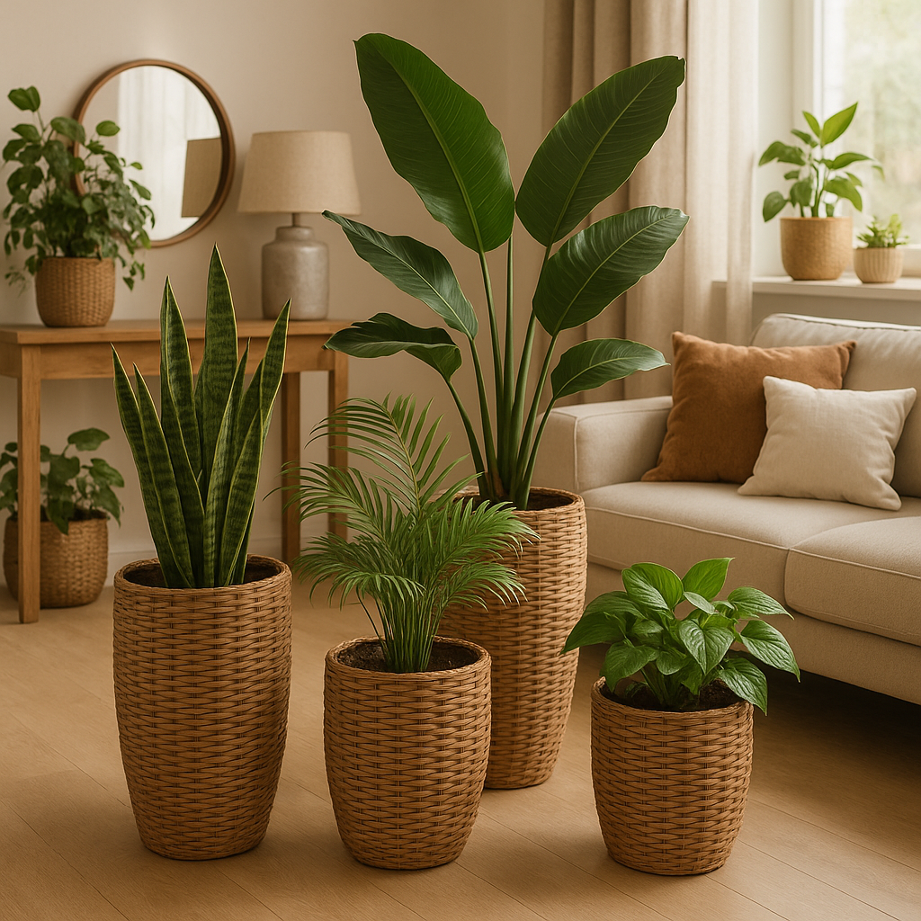 Как выбрать идеальные кашпо из искусственного ротанга: секреты стиля и уютного интерьера