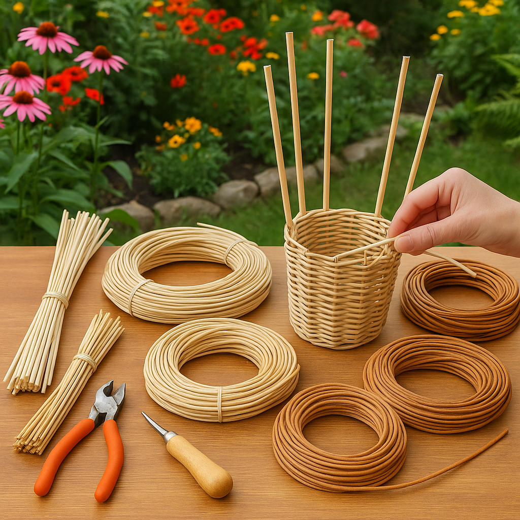 Как выбрать ротанг для плетения кашпо: От новичка до профи - секреты и советы для красивых DIY проектов!