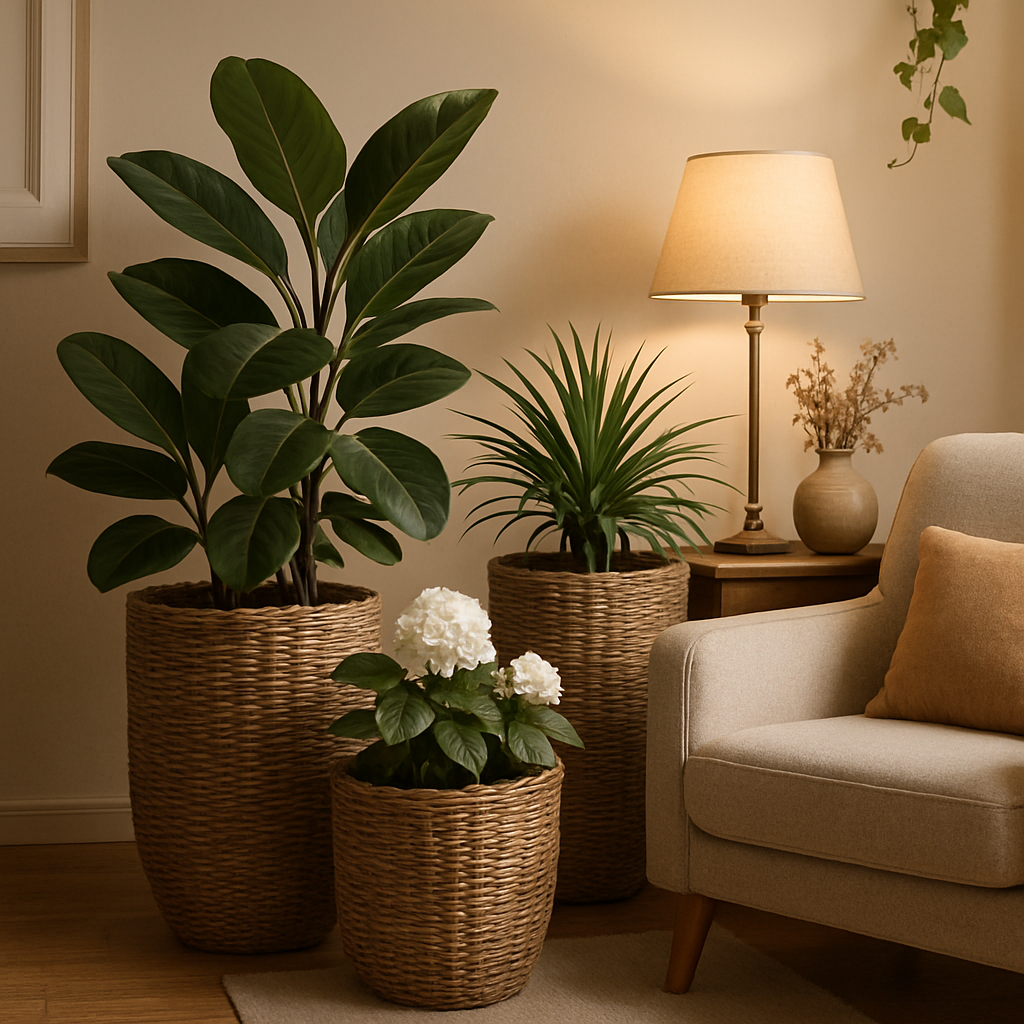 Создайте стильные кашпо из искусственного ротанга своими руками: пошаговая инструкция и секреты для уютного интерьера