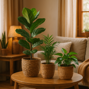 Плетёные кашпо: как создать уютный интерьер и сделать ваши растения счастливыми с помощью ротанга