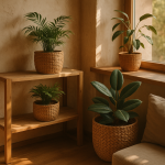 Создайте уют в доме: как сплести стильные кашпо для растений своими руками из искусственного ротанга