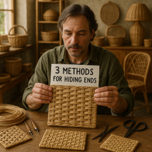 Как умело прятать хвостики ротанга: 3 проверенных метода для идеального плетения!
