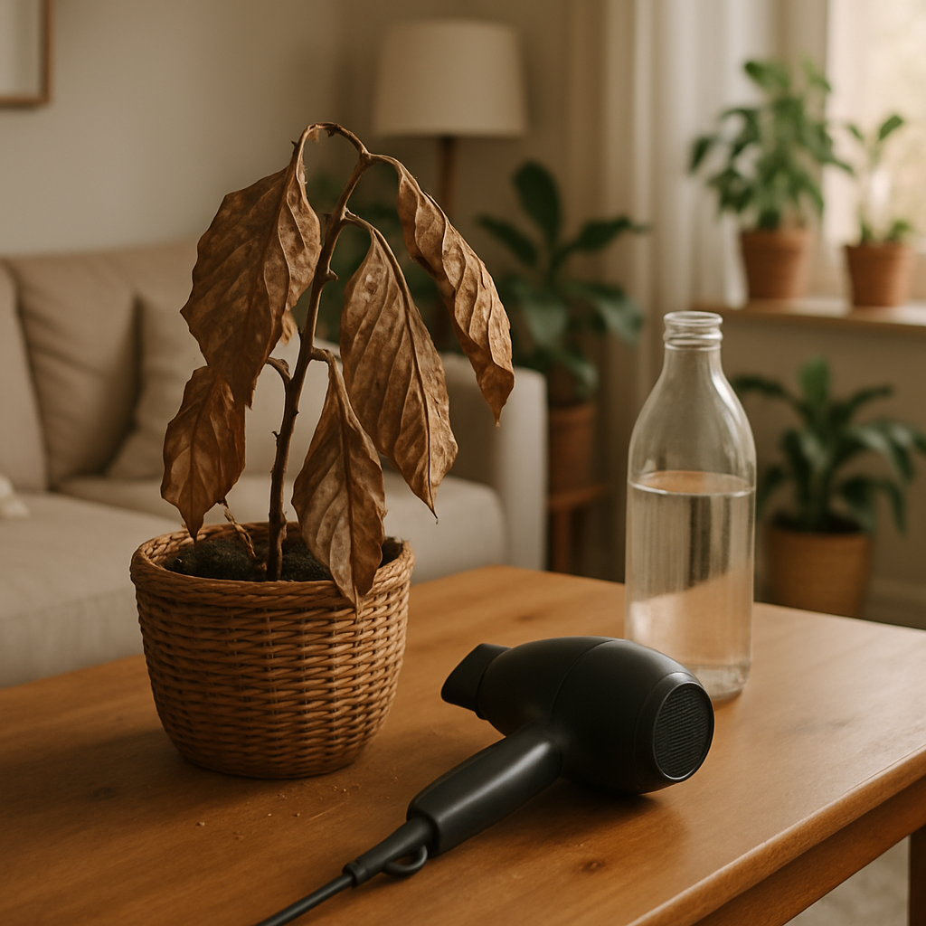 Как вернуть к жизни засохший ротанг: простые советы с использованием воды и фена