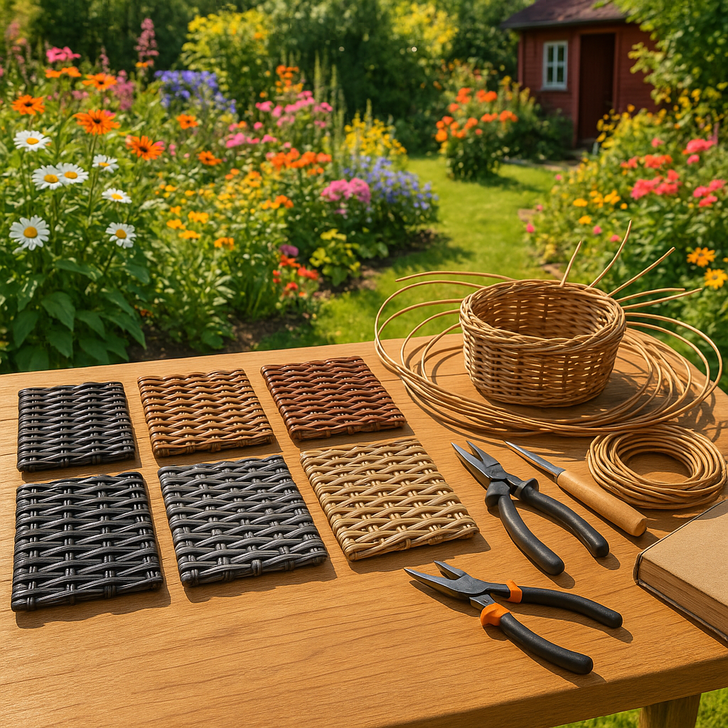 Как выбрать искусственный ротанг для плетения: советы для начинающих рукодельниц