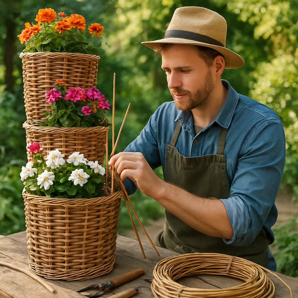 Секреты идеальных вертикальных стенок: как избежать ошибок при плетении кашпо и выбрать лучший ротанг