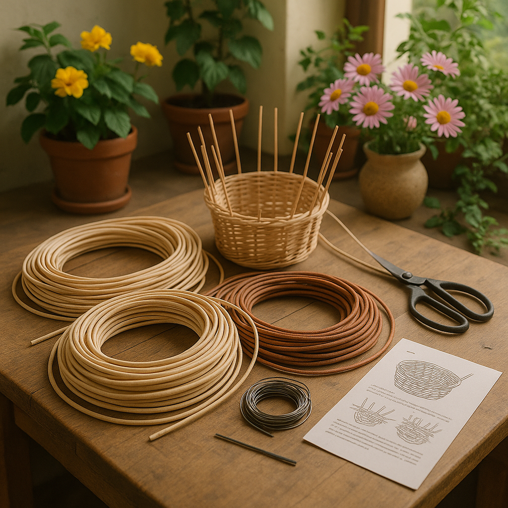 Сколько ротанга нужно для первой корзинки: советы новичкам по плетению и выбору материалов