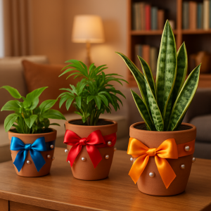 Как быстро и просто украсить кашпо: идеи с бантиками и бусинами для стильного интерьера!