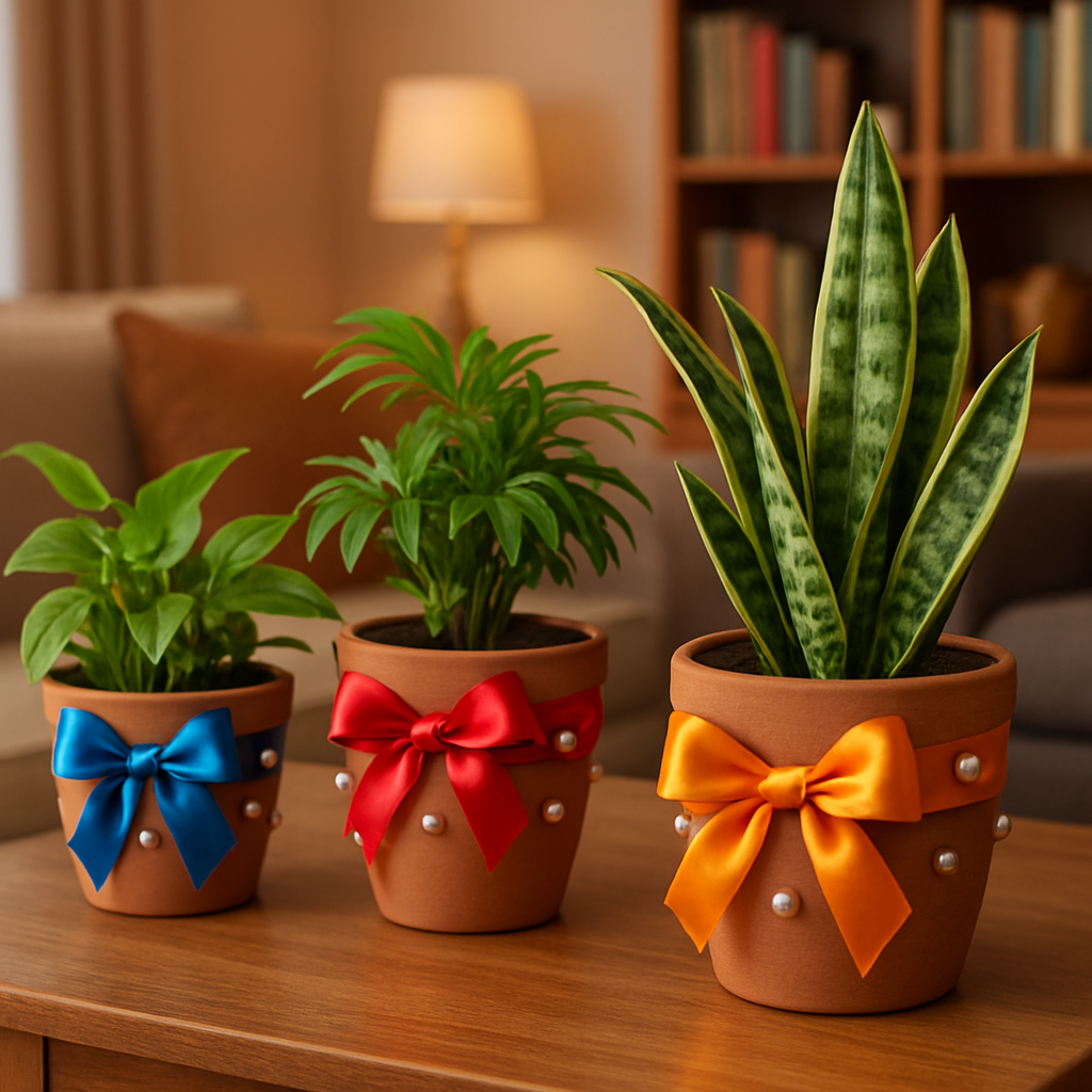 Как быстро и просто украсить кашпо: идеи с бантиками и бусинами для стильного интерьера!