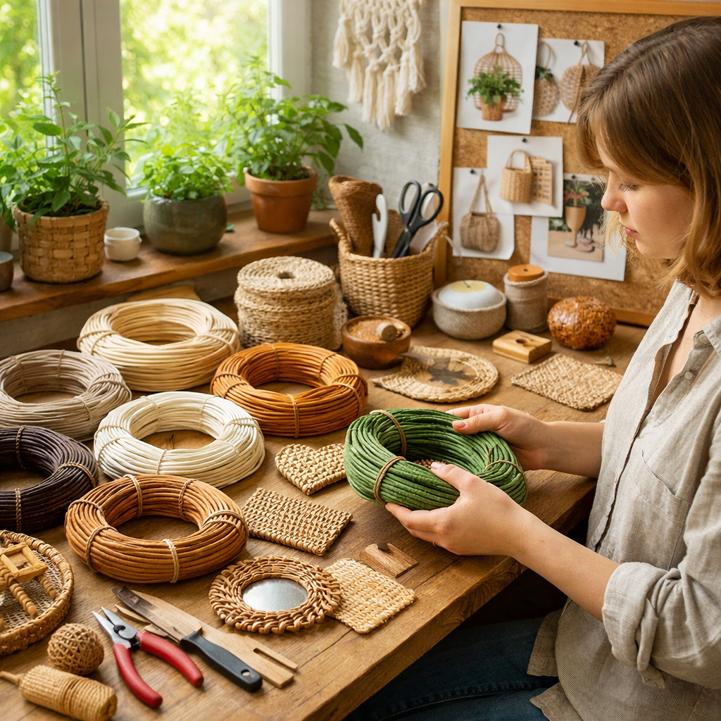 Как правильно выбрать материалы для рукоделия: чек-лист для начинающих плетение из ротанга, чтобы не ошибиться и создать идеальное изделие