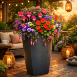 Как выбрать идеальные цветы для высокого кашпо: советы, секреты и топ-5 растений для вашего уюта!