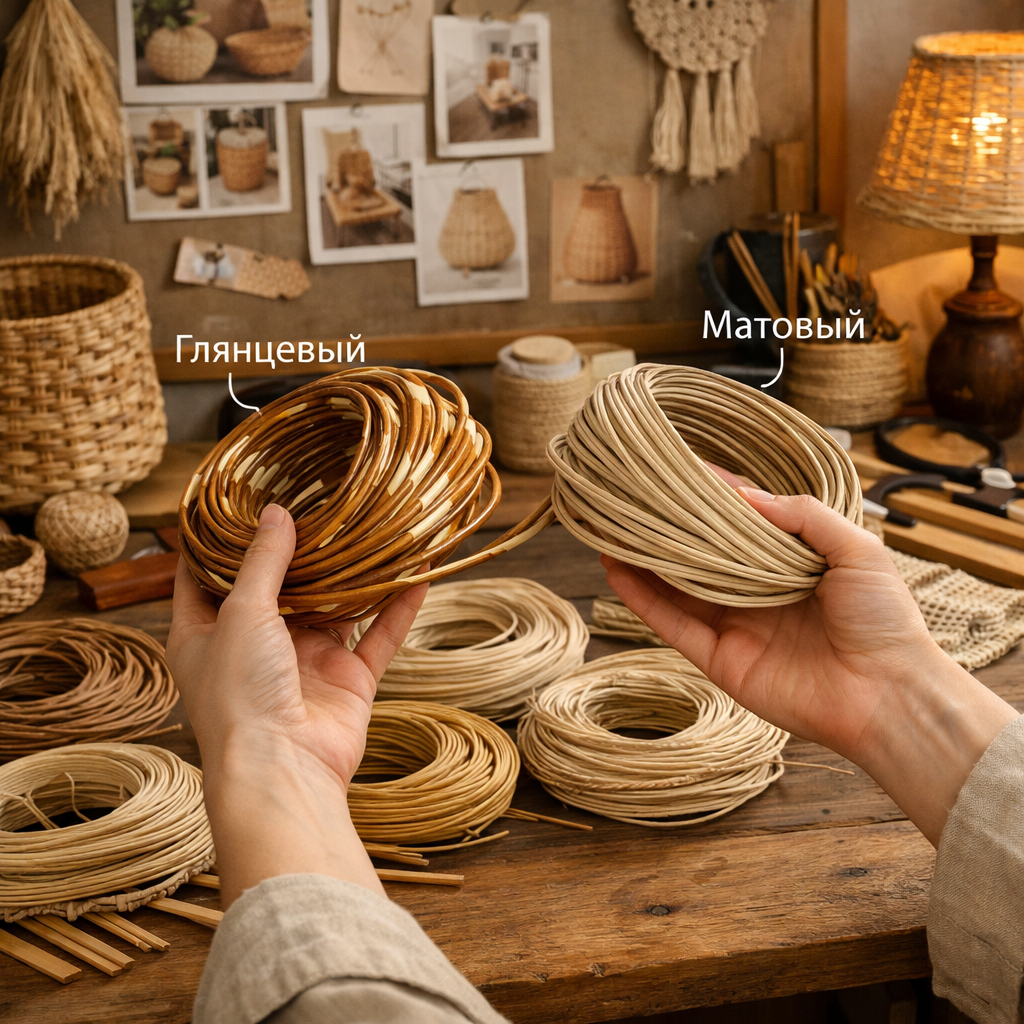 Как выбрать ротанг: глянцевый или матовый? Полное руководство для рукодельниц и дизайнеров
