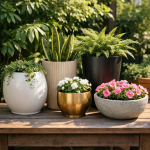Различные формы кашпо и подходящие к ним растения для правильного выбора
