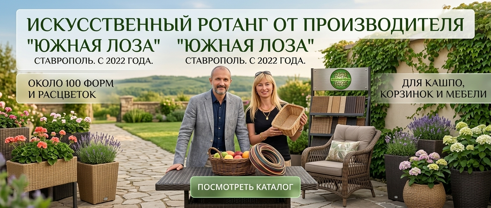 Посмотреть каталог искусственного ротанга в Телеграм