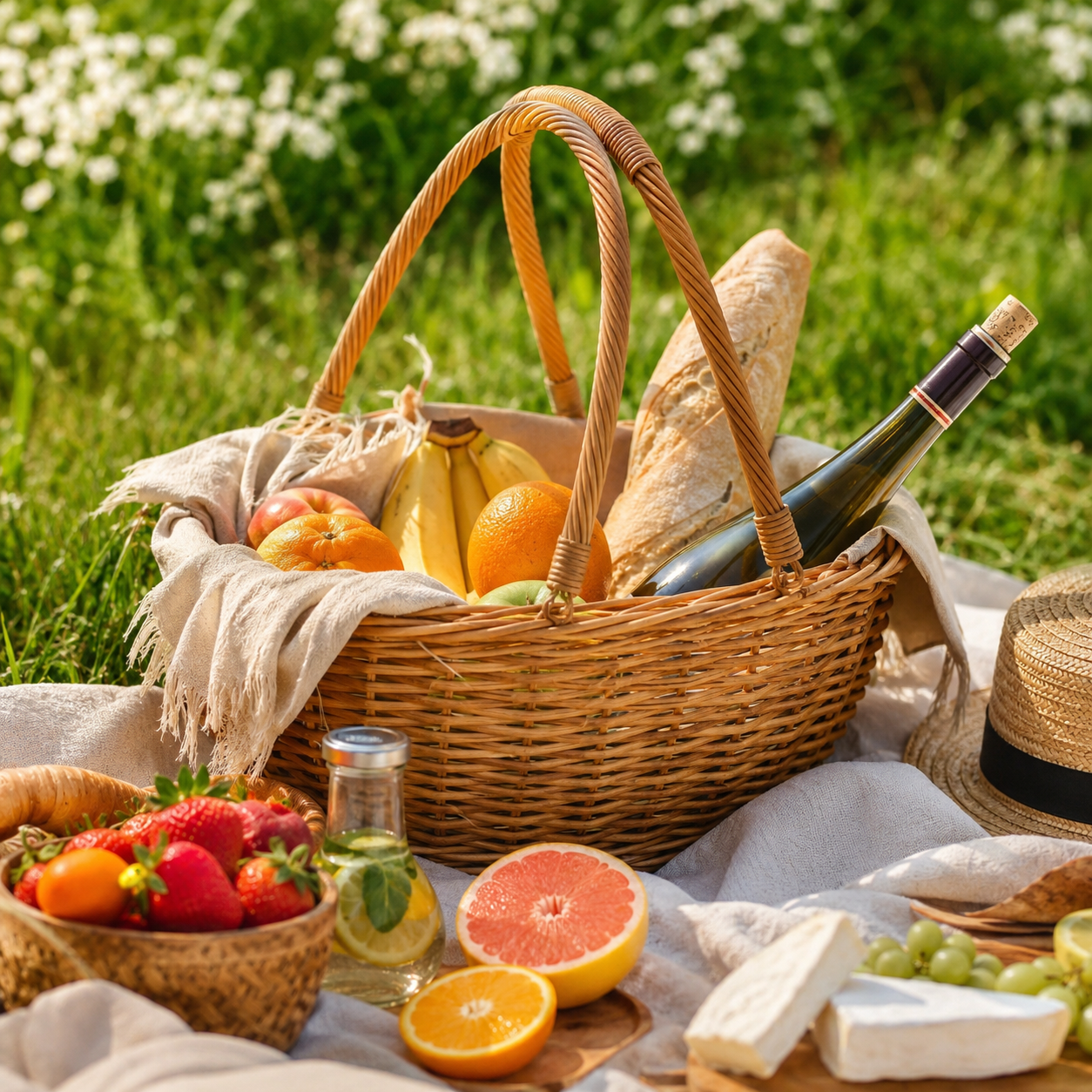 Процесс плетения корзины из ротанга для начинающих