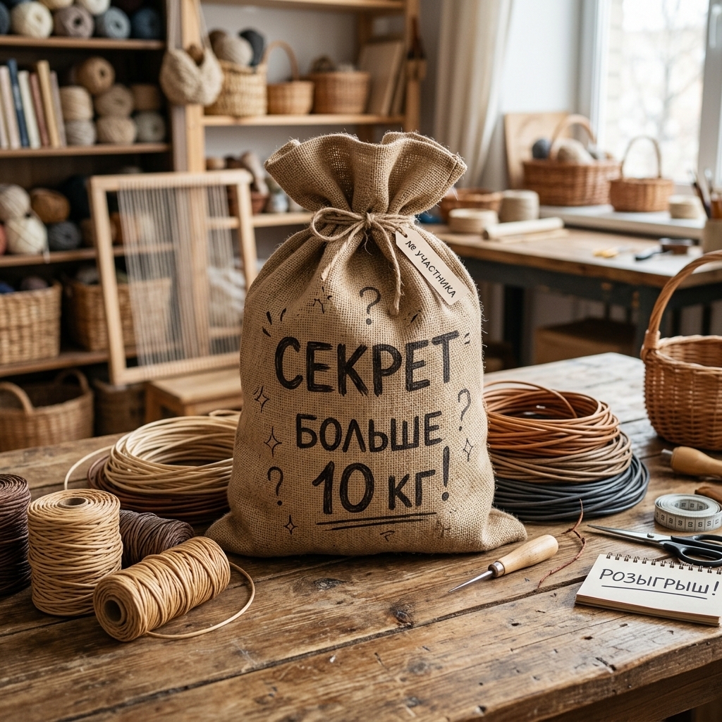 "Участвуйте в уникальной игре: выиграйте мешок с ротангом и сюрпризом!"